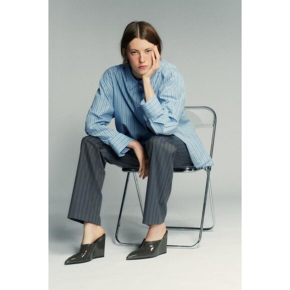 ZARA PATENT WEDGE HEELS - Picture 2 of 7